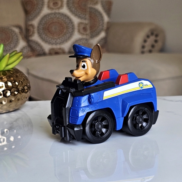 Spin Master Paw Patrol Rescue Racer Chase Dog Police Car Fixed Figure - Picture 5 of 11